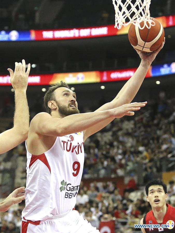 (SP)CHINA-SHANGHAI-BASKETBALL-FIBA WORLD CUP-GROUP E-JAPAN VS TURKEY (CN)