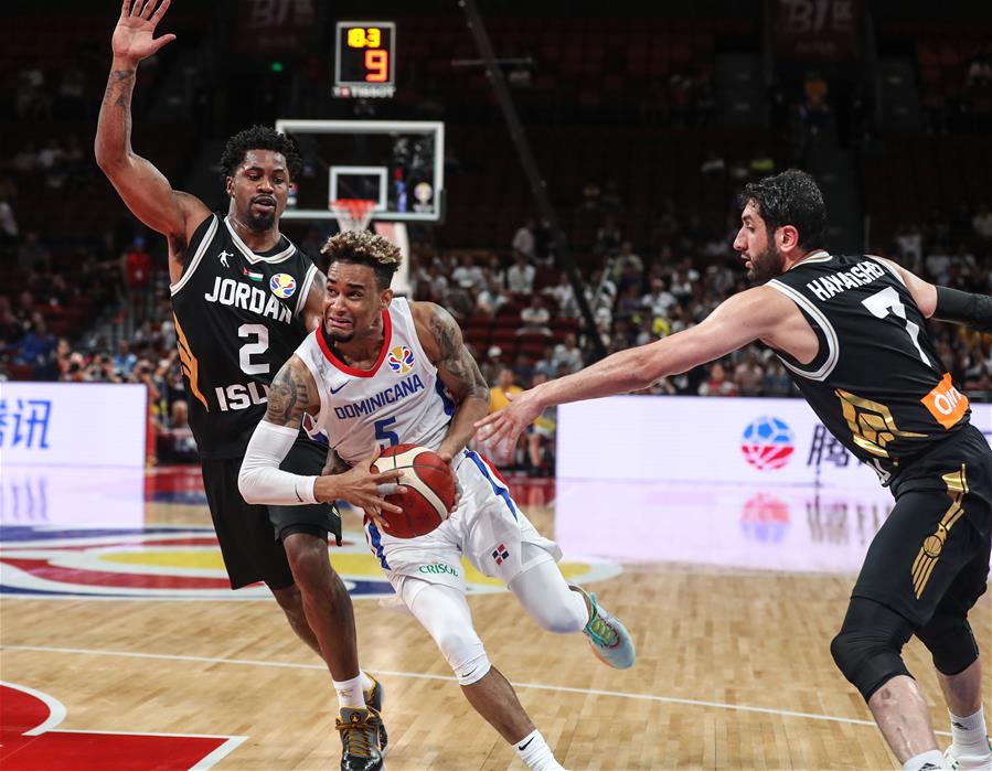 (SP)CHINA-SHENZHEN-BASKETBALL-FIBA WORLD CUP-GROUP G-DOMINICAN REPUBLIC VS JORDAN (CN)