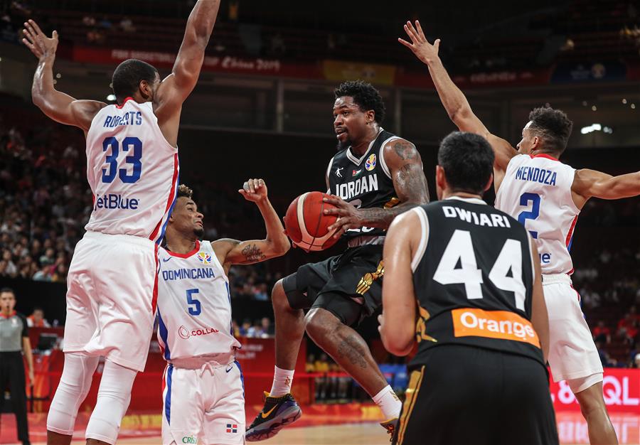(SP)CHINA-SHENZHEN-BASKETBALL-FIBA WORLD CUP-GROUP G-DOMINICAN REPUBLIC VS JORDAN (CN)
