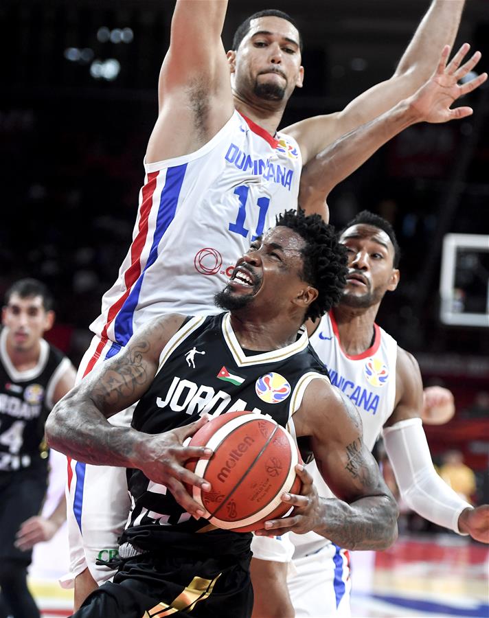 (SP)CHINA-SHENZHEN-BASKETBALL-FIBA WORLD CUP-GROUP G-DOMINICAN REPUBLIC VS JORDAN (CN)