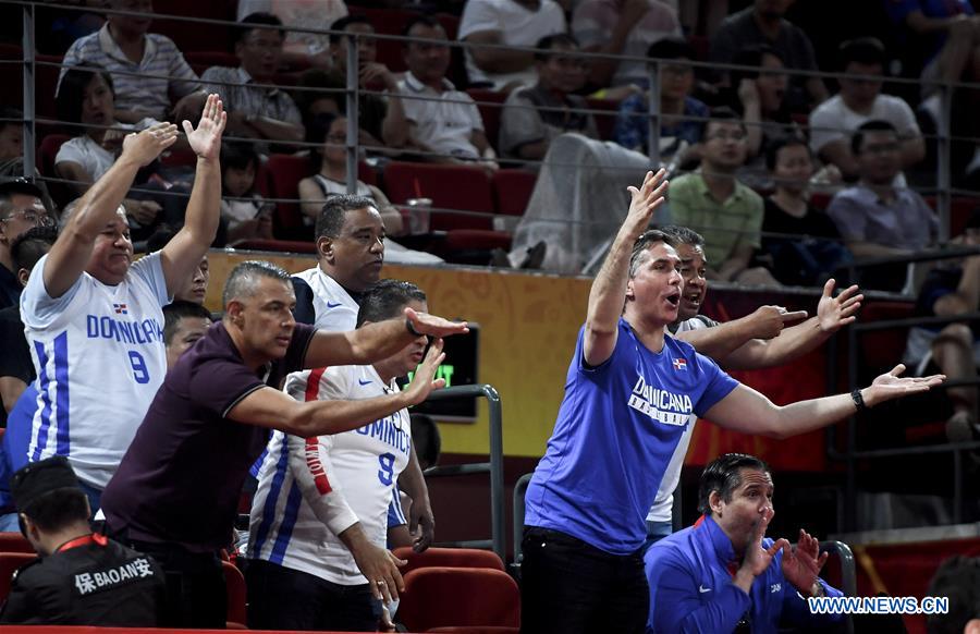 (SP)CHINA-SHENZHEN-BASKETBALL-FIBA WORLD CUP-GROUP G-DOMINICAN REPUBLIC VS JORDAN (CN)