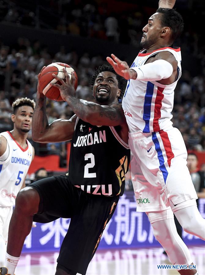 (SP)CHINA-SHENZHEN-BASKETBALL-FIBA WORLD CUP-GROUP G-DOMINICAN REPUBLIC VS JORDAN (CN)