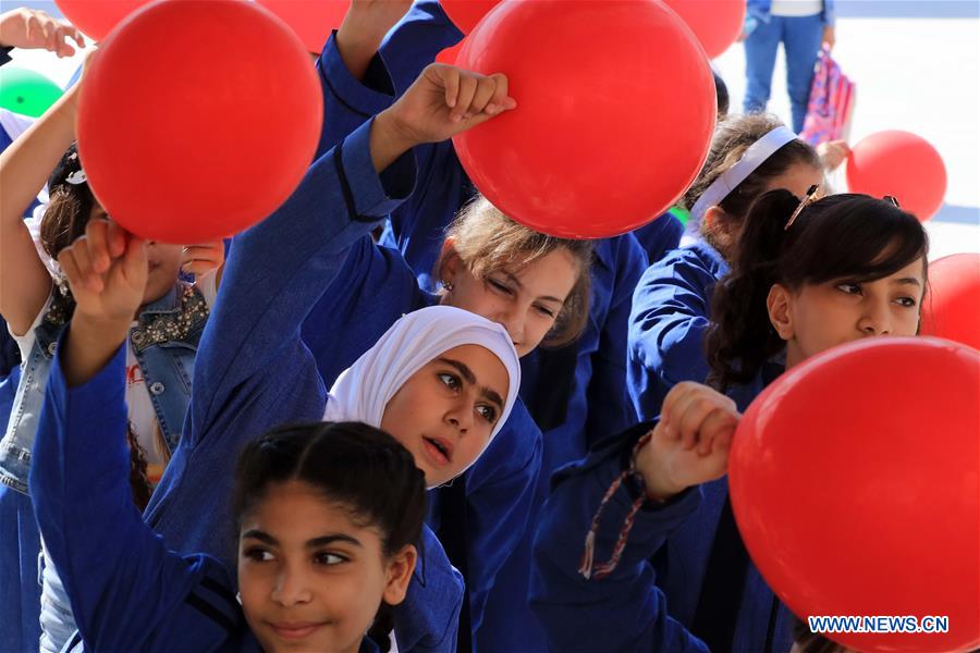 JORDAN-AMMAN-UNRWA-SCHOOLS-NEW SCHOLASTIC YEAR