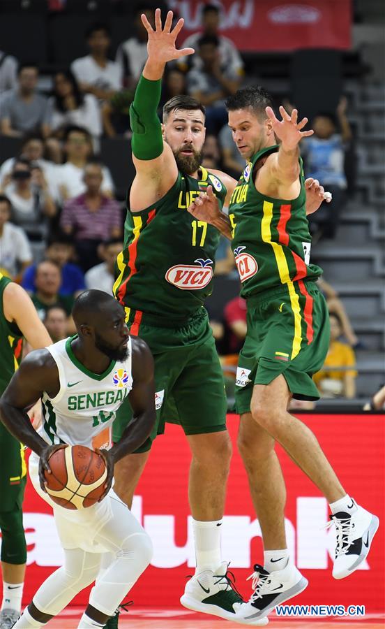 (SP)CHINA-DONGGUAN-BASKETBALL-FIBA WORLD CUP-GROUP H-LITHUANIA VS SENEGAL (CN)