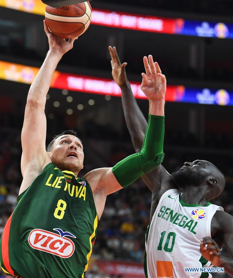 (SP)CHINA-DONGGUAN-BASKETBALL-FIBA WORLD CUP-GROUP H-LITHUANIA VS SENEGAL (CN)