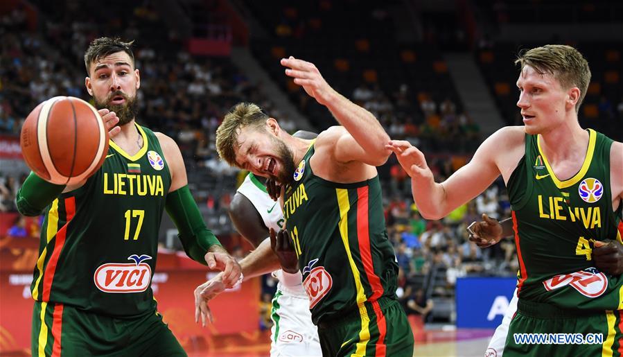 (SP)CHINA-DONGGUAN-BASKETBALL-FIBA WORLD CUP-GROUP H-LITHUANIA VS SENEGAL (CN)
