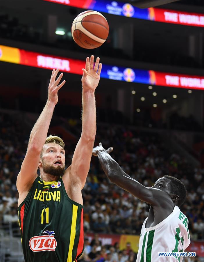 (SP)CHINA-DONGGUAN-BASKETBALL-FIBA WORLD CUP-GROUP H-LITHUANIA VS SENEGAL (CN)