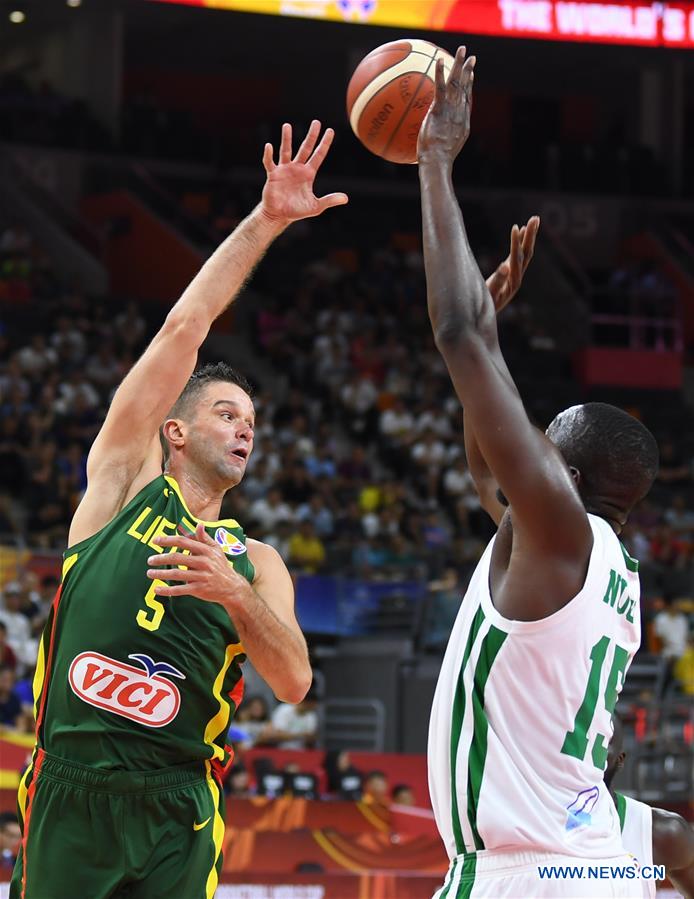 (SP)CHINA-DONGGUAN-BASKETBALL-FIBA WORLD CUP-GROUP H-LITHUANIA VS SENEGAL (CN)