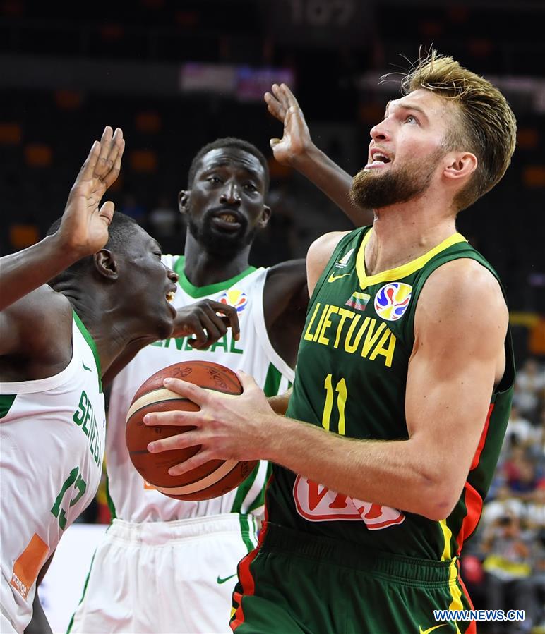 (SP)CHINA-DONGGUAN-BASKETBALL-FIBA WORLD CUP-GROUP H-LITHUANIA VS SENEGAL (CN)