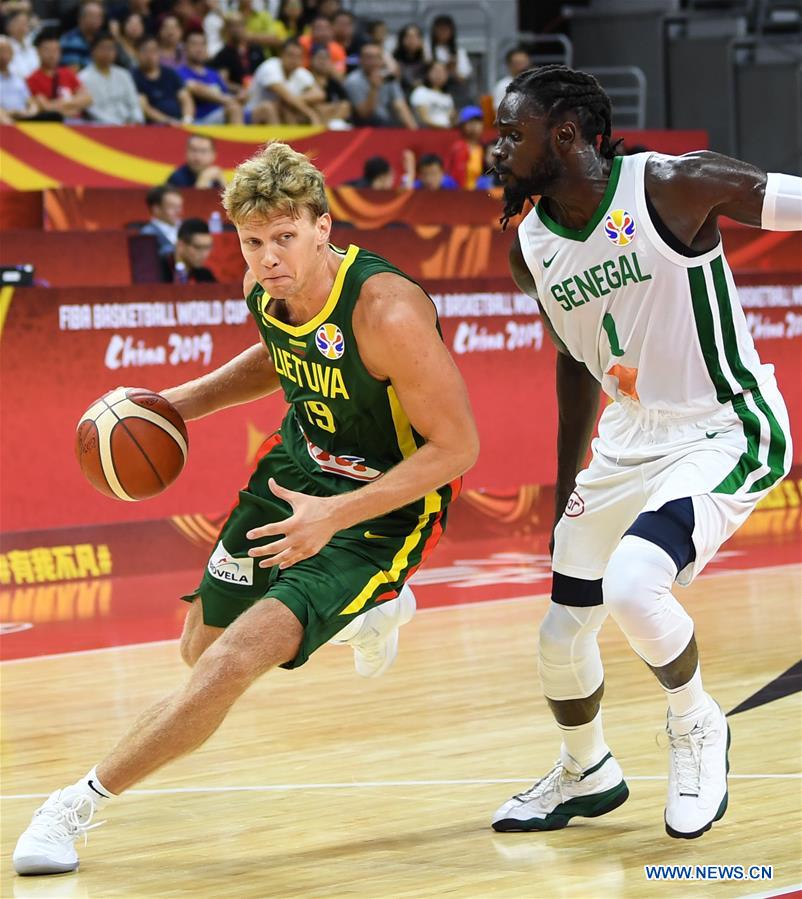 (SP)CHINA-DONGGUAN-BASKETBALL-FIBA WORLD CUP-GROUP H-LITHUANIA VS SENEGAL (CN)