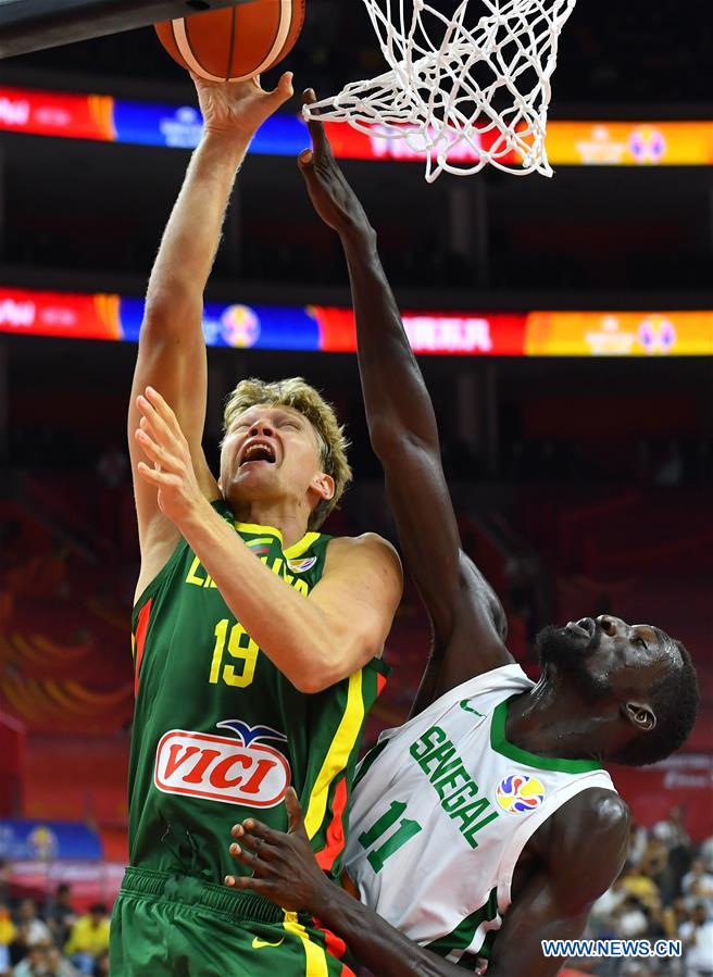 (SP)CHINA-DONGGUAN-BASKETBALL-FIBA WORLD CUP-GROUP H-LITHUANIA VS SENEGAL (CN)