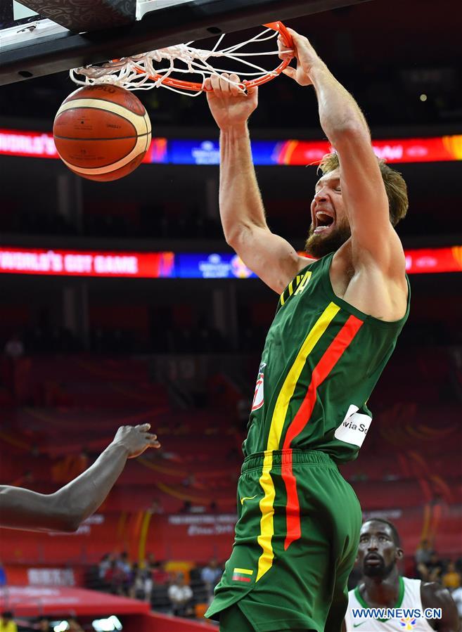 (SP)CHINA-DONGGUAN-BASKETBALL-FIBA WORLD CUP-GROUP H-LITHUANIA VS SENEGAL (CN)