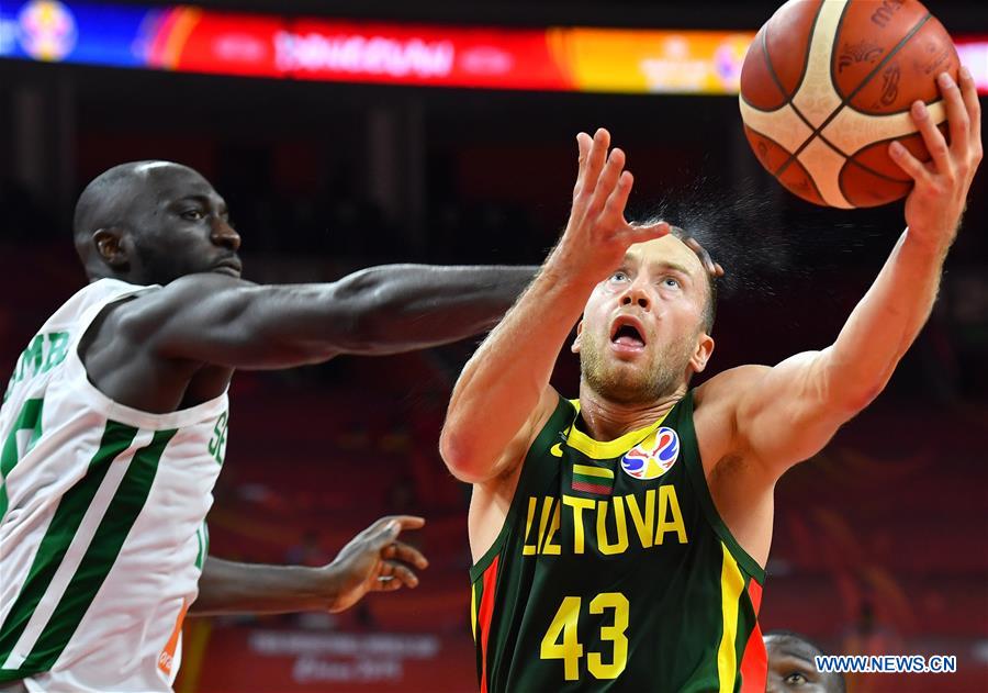 (SP)CHINA-DONGGUAN-BASKETBALL-FIBA WORLD CUP-GROUP H-LITHUANIA VS SENEGAL (CN)