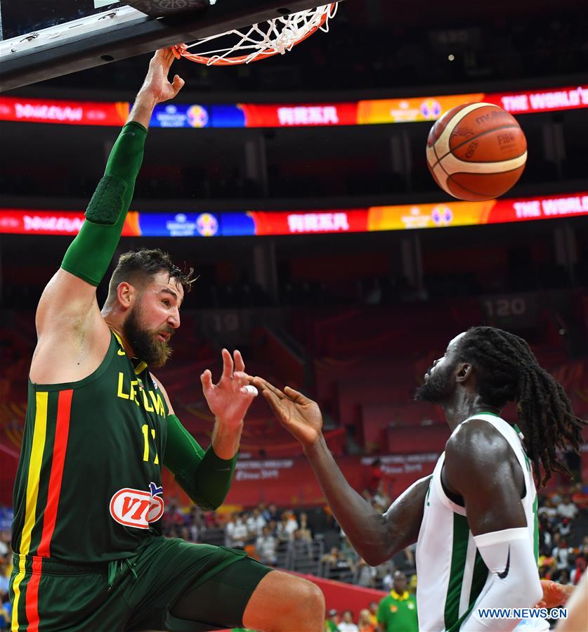 (SP)CHINA-DONGGUAN-BASKETBALL-FIBA WORLD CUP-GROUP H-LITHUANIA VS SENEGAL (CN)