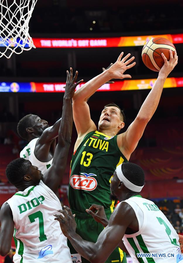 (SP)CHINA-DONGGUAN-BASKETBALL-FIBA WORLD CUP-GROUP H-LITHUANIA VS SENEGAL (CN)