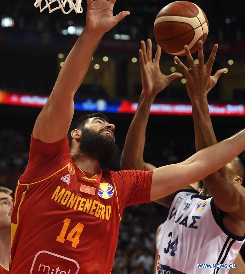 (SP)CHINA-NANJING-BASKETBALL-FIBA WORLD CUP-GROUP F-GREECE VS MONTENEGRO (CN)