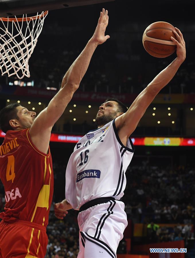 (SP)CHINA-NANJING-BASKETBALL-FIBA WORLD CUP-GROUP F-GREECE VS MONTENEGRO (CN)