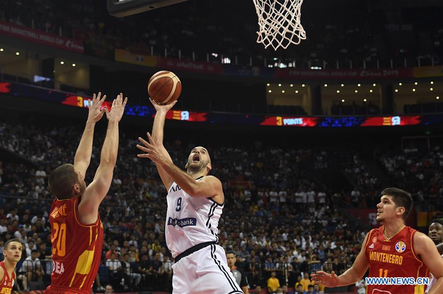 (SP)CHINA-NANJING-BASKETBALL-FIBA WORLD CUP-GROUP F-GREECE VS MONTENEGRO (CN)