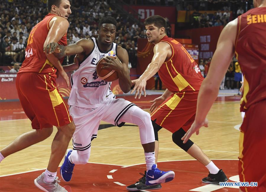 (SP)CHINA-NANJING-BASKETBALL-FIBA WORLD CUP-GROUP F-GREECE VS MONTENEGRO (CN)