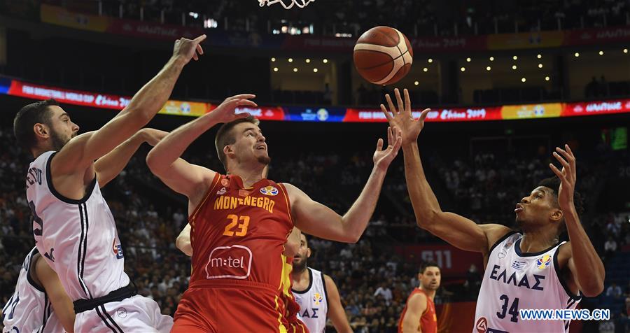 (SP)CHINA-NANJING-BASKETBALL-FIBA WORLD CUP-GROUP F-GREECE VS MONTENEGRO (CN)