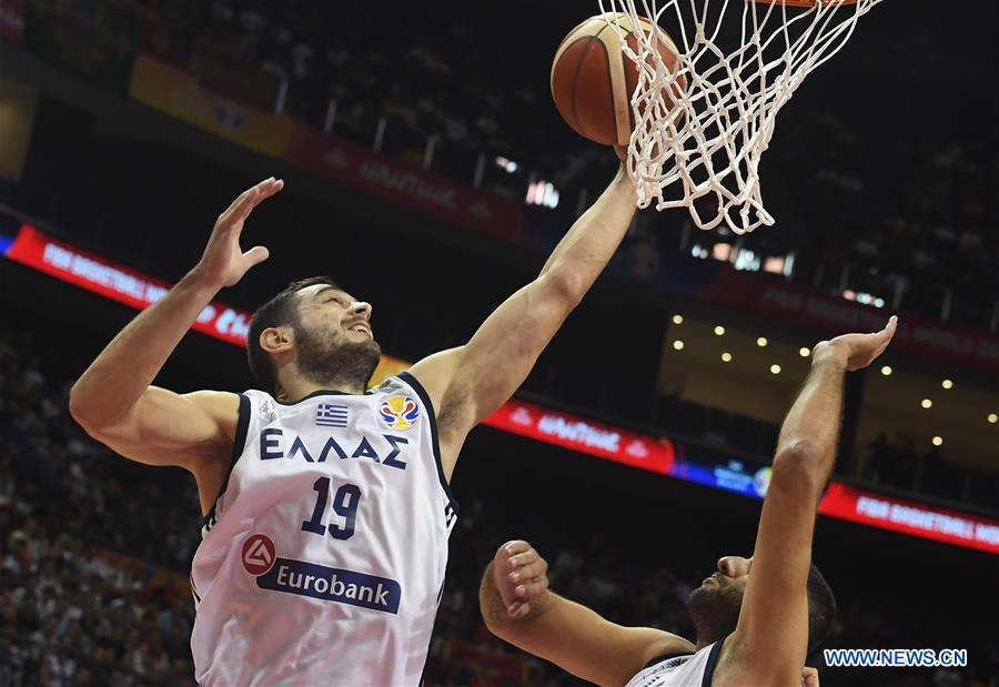 (SP)CHINA-NANJING-BASKETBALL-FIBA WORLD CUP-GROUP F-GREECE VS MONTENEGRO (CN)
