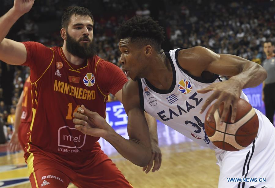 (SP)CHINA-NANJING-BASKETBALL-FIBA WORLD CUP-GROUP F-GREECE VS MONTENEGRO (CN)