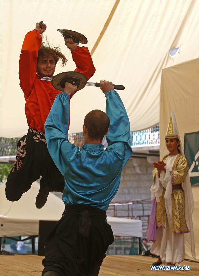 LEBANON-MAASER EL CHOUF-DABKE DANCE 