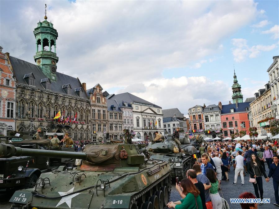 BELGIUM-MONS-WWII-LIBERATION-ANNIVERSARY