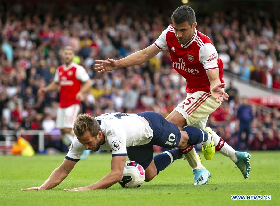 (SP)BRITAIN-LONDON-FOOTBALL-PREMIER LEAGUE-ARSENAL VS TOTTENHAM HOTSPUR