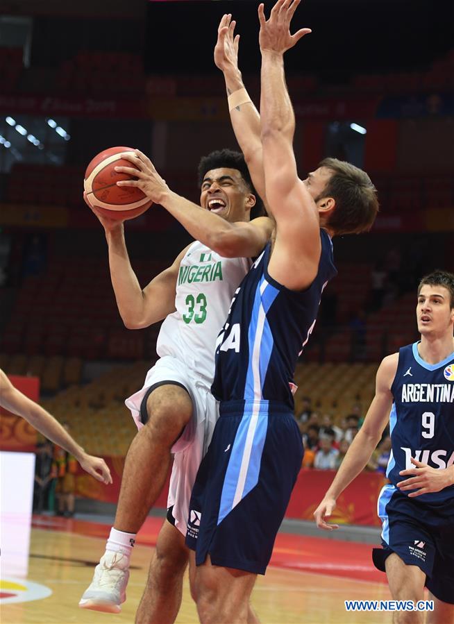 (SP)CHINA-WUHAN-BASKETBALL-FIBA WORLD CUP-GROUP B-NIGERIA VS ARGENTINA (CN)