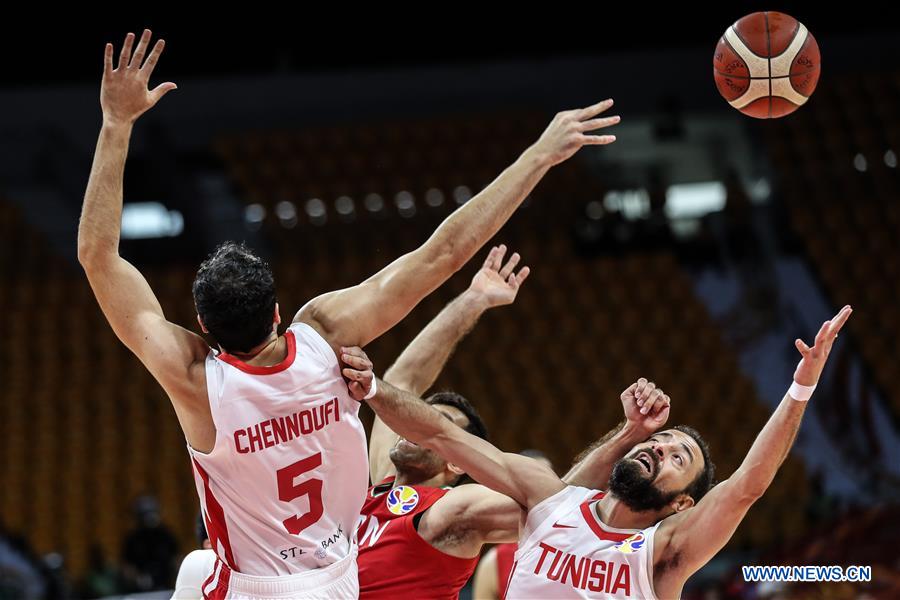 (SP)CHINA-GUANGZHOU-BASKETBALL-FIBA WORLD CUP-GROUP C-IRAN VS TUNISIA (CN)