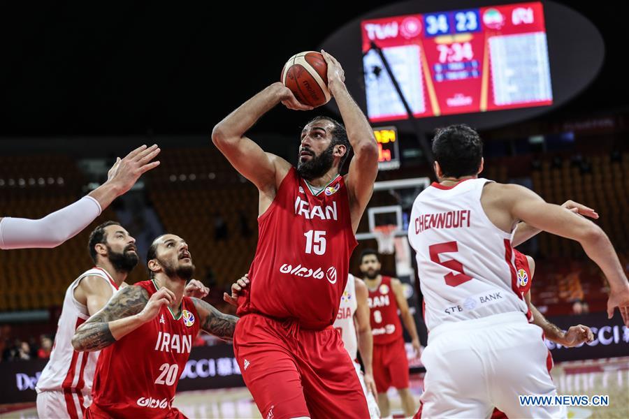 (SP)CHINA-GUANGZHOU-BASKETBALL-FIBA WORLD CUP-GROUP C-IRAN VS TUNISIA (CN)