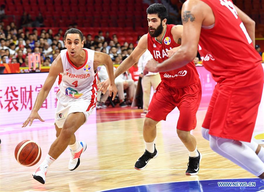 (SP)CHINA-GUANGZHOU-BASKETBALL-FIBA WORLD CUP-GROUP C-IRAN VS TUNISIA (CN)
