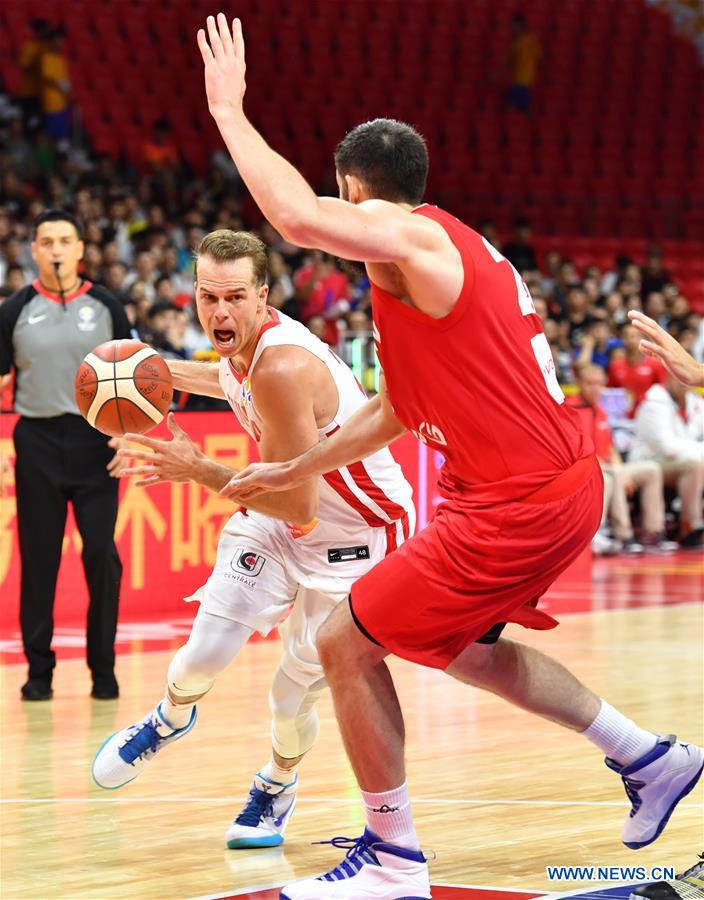 (SP)CHINA-GUANGZHOU-BASKETBALL-FIBA WORLD CUP-GROUP C-IRAN VS TUNISIA (CN)