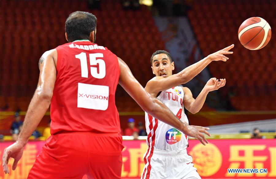 (SP)CHINA-GUANGZHOU-BASKETBALL-FIBA WORLD CUP-GROUP C-IRAN VS TUNISIA (CN)