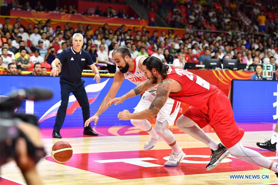 (SP)CHINA-GUANGZHOU-BASKETBALL-FIBA WORLD CUP-GROUP C-IRAN VS TUNISIA (CN)