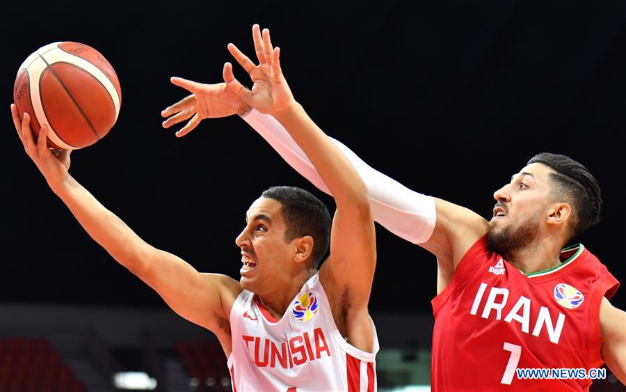 (SP)CHINA-GUANGZHOU-BASKETBALL-FIBA WORLD CUP-GROUP C-IRAN VS TUNISIA (CN)