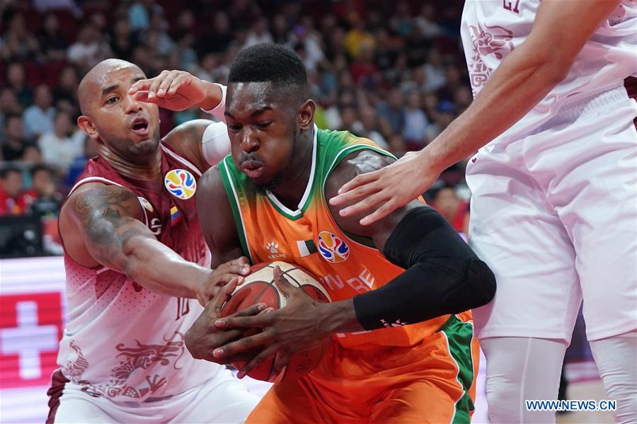 (SP)CHINA-BEIJING-BASKETBALL-FIBA WORLD CUP-GROUP A-VENEZUELA VS COTE D'IVOIRE (CN)