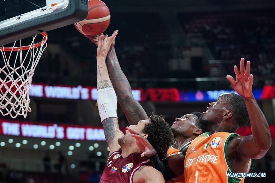 (SP)CHINA-BEIJING-BASKETBALL-FIBA WORLD CUP-GROUP A-VENEZUELA VS COTE D'IVOIRE (CN)
