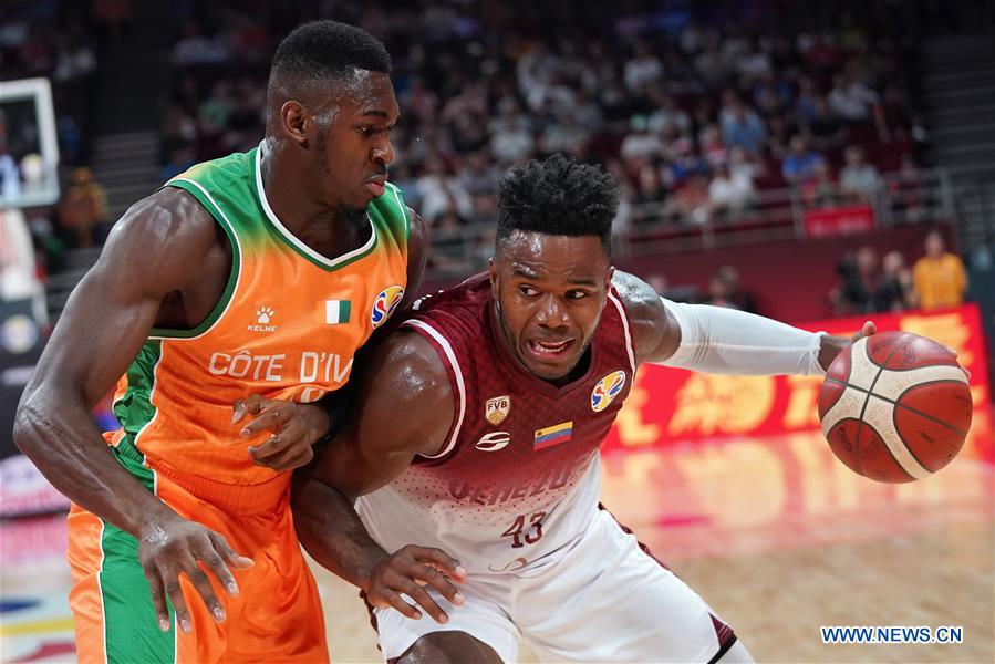 (SP)CHINA-BEIJING-BASKETBALL-FIBA WORLD CUP-GROUP A-VENEZUELA VS COTE D'IVOIRE (CN)