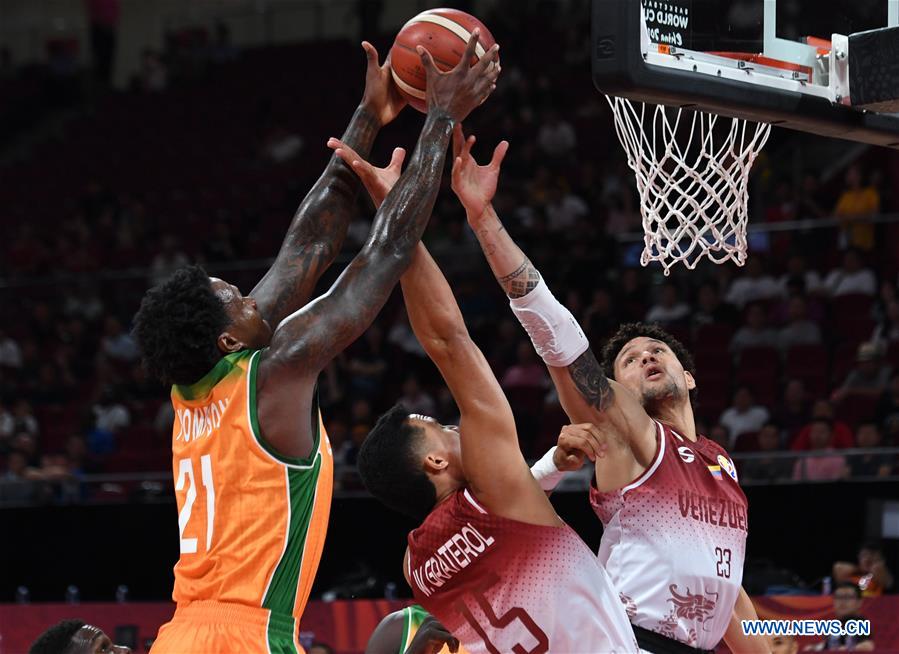 (SP)CHINA-BEIJING-BASKETBALL-FIBA WORLD CUP-GROUP A-VENEZUELA VS COTE D'IVOIRE (CN)