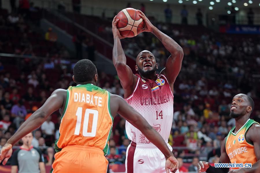 (SP)CHINA-BEIJING-BASKETBALL-FIBA WORLD CUP-GROUP A-VENEZUELA VS COTE D'IVOIRE (CN)