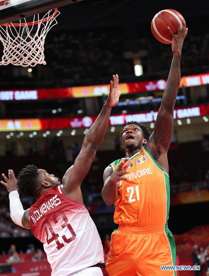 (SP)CHINA-BEIJING-BASKETBALL-FIBA WORLD CUP-GROUP A-VENEZUELA VS COTE D'IVOIRE (CN)
