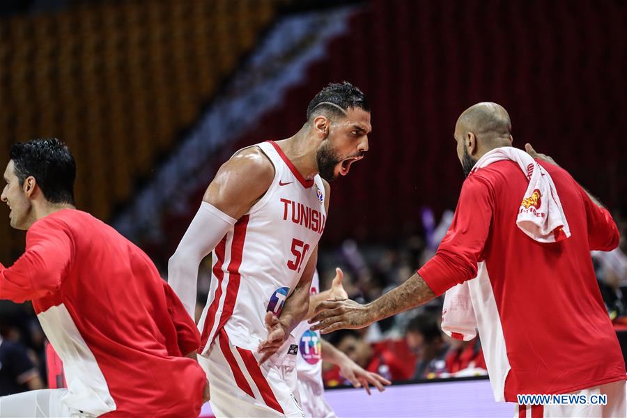(SP)CHINA-GUANGZHOU-BASKETBALL-FIBA WORLD CUP-GROUP C-IRAN VS TUNISIA (CN)