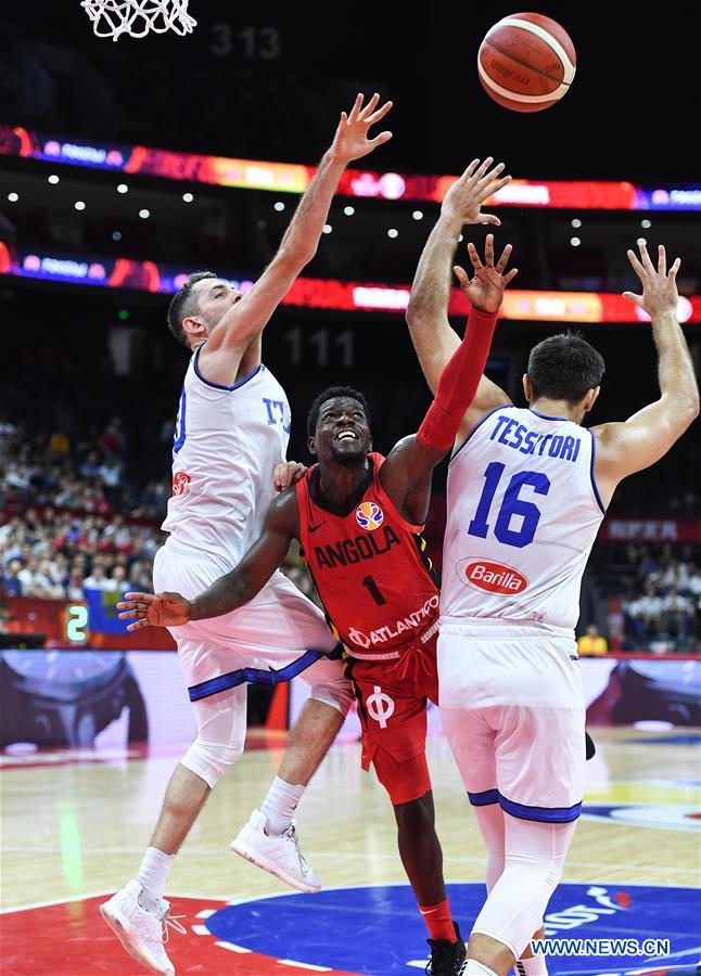 (SP)CHINA-FOSHAN-BASKETBALL-FIBA WORLD CUP-GROUP D-ITALY VS ANGOLA(CN)