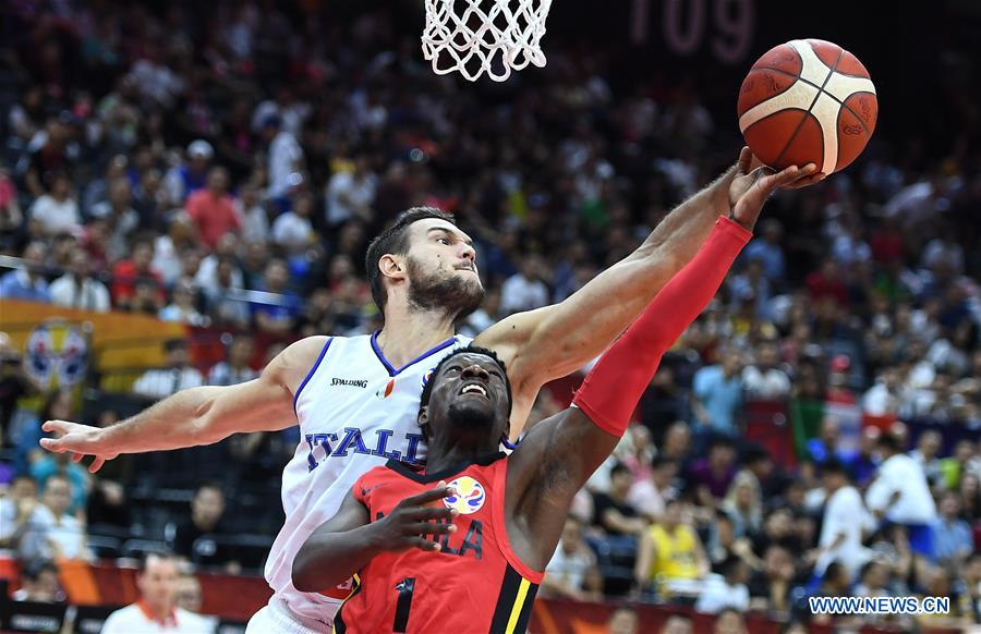(SP)CHINA-FOSHAN-BASKETBALL-FIBA WORLD CUP-GROUP D-ITALY VS ANGOLA(CN)