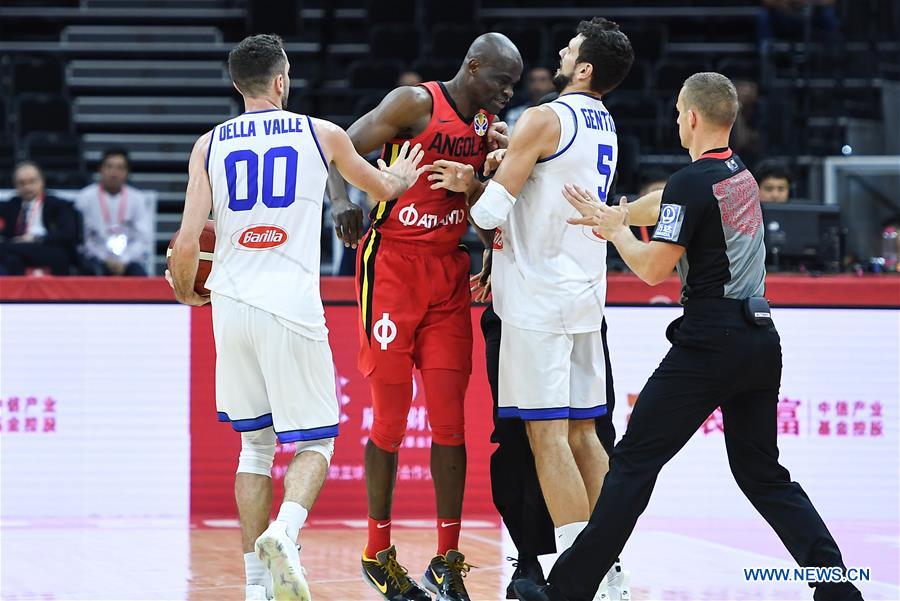 (SP)CHINA-FOSHAN-BASKETBALL-FIBA WORLD CUP-GROUP D-ITALY VS ANGOLA(CN)