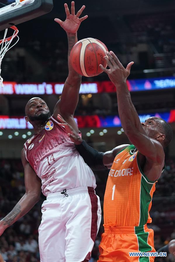 (SP)CHINA-BEIJING-BASKETBALL-FIBA WORLD CUP-GROUP A-VENEZUELA VS COTE D'IVOIRE (CN)