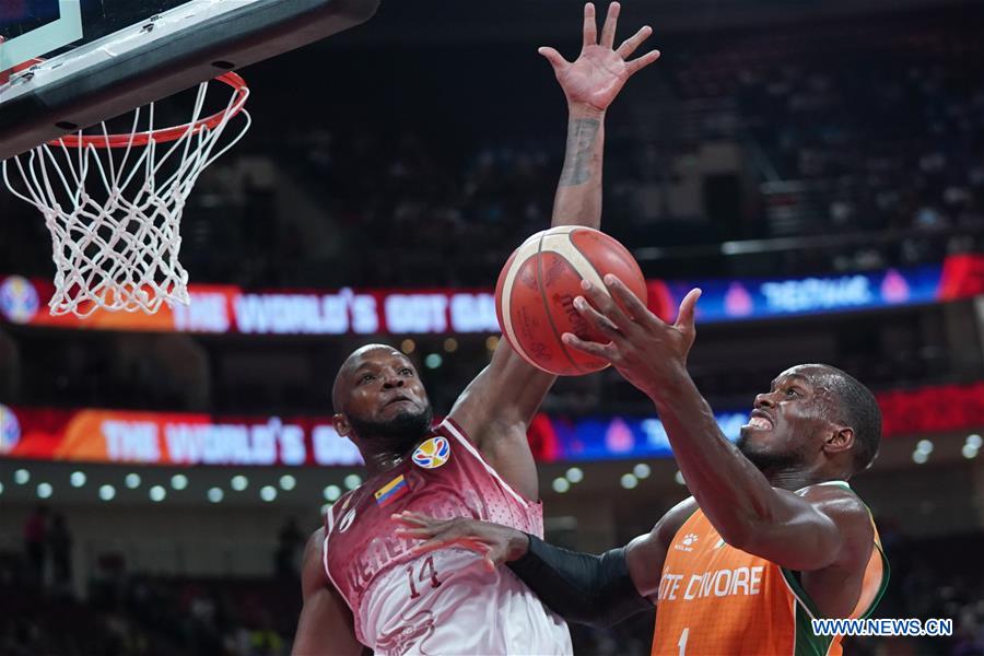 (SP)CHINA-BEIJING-BASKETBALL-FIBA WORLD CUP-GROUP A-VENEZUELA VS COTE D'IVOIRE (CN)