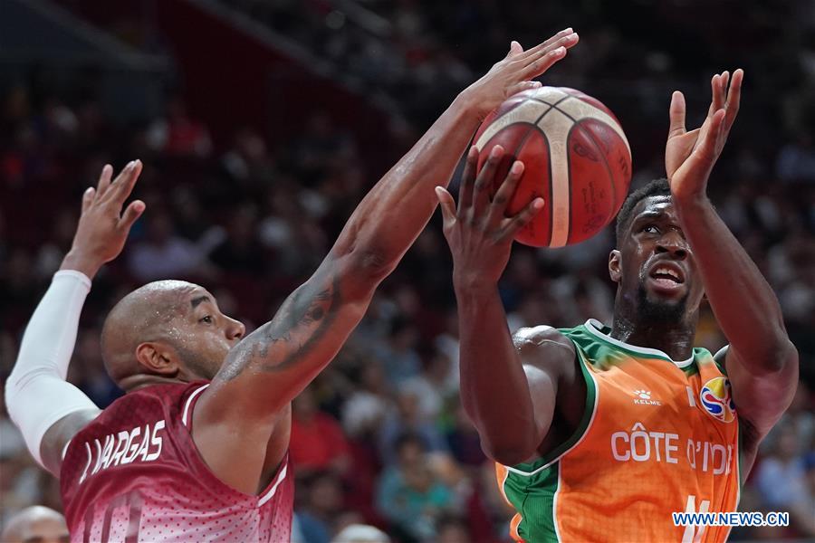 (SP)CHINA-BEIJING-BASKETBALL-FIBA WORLD CUP-GROUP A-VENEZUELA VS COTE D'IVOIRE (CN)